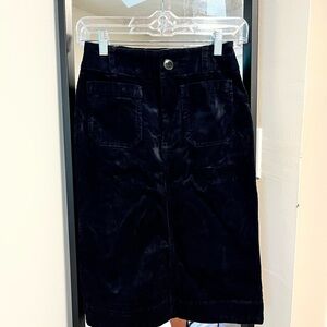 Anthropologie Maeve Corduroy Skirt XXS
